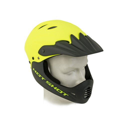 Author Hot Shot Downhill Helmet Gelb,Schwarz 52-54 cm