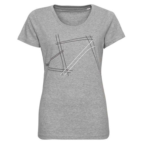 Ridley Frame Short Sleeve T-shirt Grau XS Frau