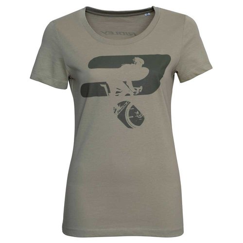 Ridley Logo Short Sleeve T-shirt Grün XS Frau