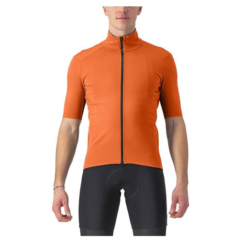 Castelli Perfetto Ros 2 Wind Short Sleeve Jersey Orange M Mann