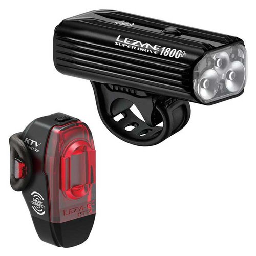 LEZYNE Luce Super Drive 1800+ Smart Frontscheinwerfer - 1800 Lumen Fahrradlicht Schwarz