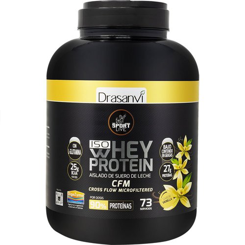 Drasanvi Isolate Whey Protein 2.2kg Sport Live Vanilla Golden