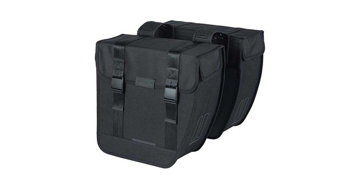 BASIL Gepäckträgertasche Miles XL Pro, schwarz/orange