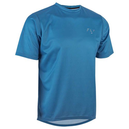 Fly Racing Action Short Sleeve T-shirt Blau S Mann