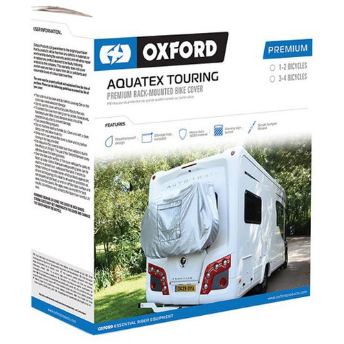 Oxford Aquatex Touring Premium 2 Bikes Bike Cover Durchsichtig