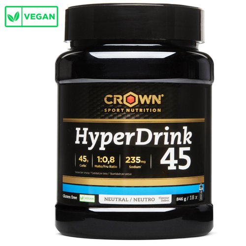 Crown Sport Nutrition Hyperdrink 45 Energetic Powder Pot 846g Neutral Durchsichtig