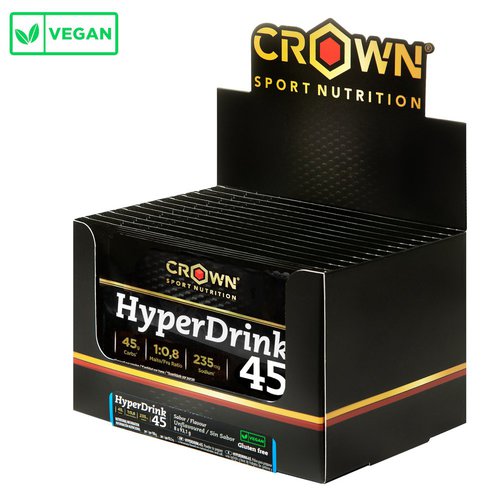 Crown Sport Nutrition Hyperdrink 45 Neutrale Box Mit Energiebeuteln 47g 10 Einheiten