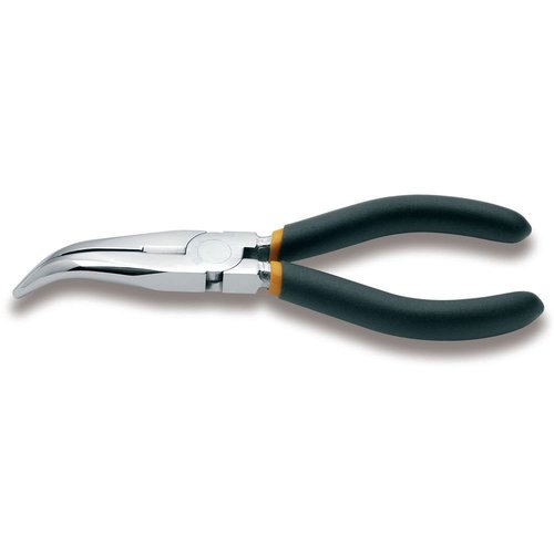 Beta Utensili Pliers 54 Mm With Curved Half-round Tips Blister Silber