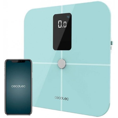 Cecotec Bathroom Scale Surface Precision 10400 Smart Healthy Vision Blau