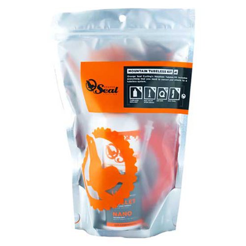Orange Seal 45 Mm Tubeless Conversion Kit With Subzero Sealant Durchsichtig