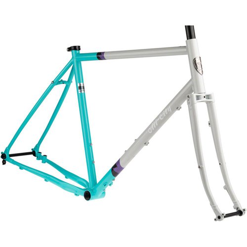 All-city All-city Gorilla Monsoon Gravel Frame Weiß,Blau 46