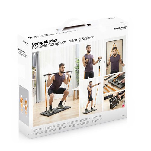 Innovagoods Gympak Portable Training Sistem Resistance Band Durchsichtig