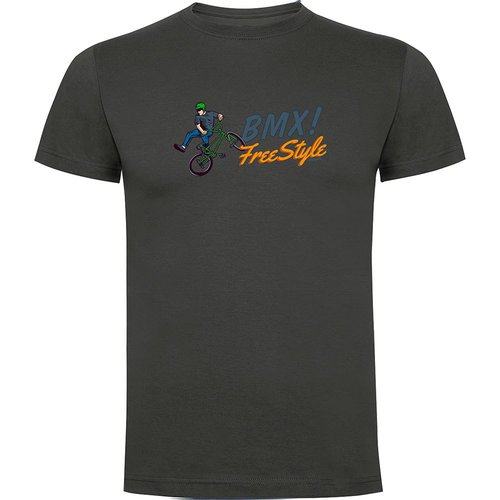Kruskis Bmx Freestyle Short Sleeve T-shirt Grau S Mann