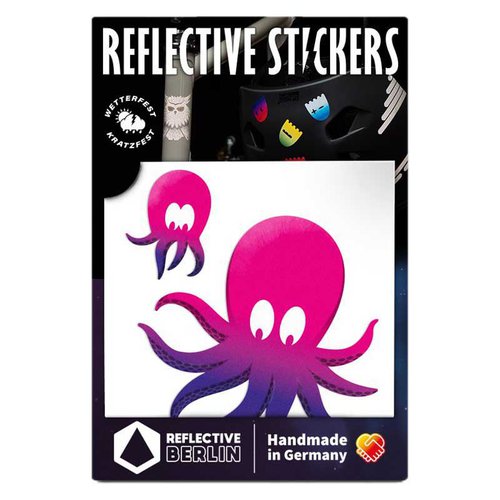 Reflective Berlin Octopus Reflective Stickers Rosa