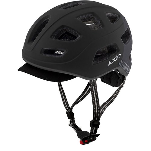 Cairn Quartz Led Usb Urban Helmet Schwarz L