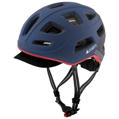Cairn Quartz Led Usb Urban Helmet Blau L