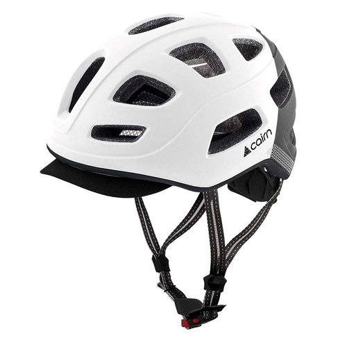 Cairn Quartz Led Usb Urban Helmet Weiß L