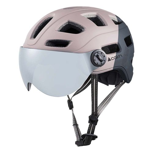 Cairn Quartz Visor Led Usb Urban Helmet Rosa L