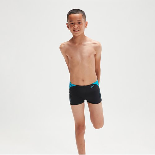 Speedo Hyper Boom Aquashorts für Jungen Schwarz/Blau