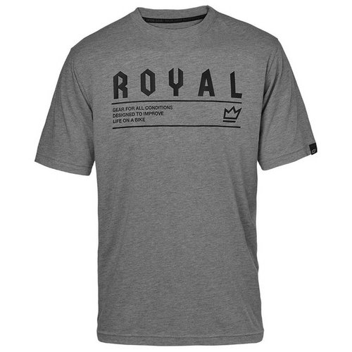 Royal Core Gfac Short Sleeve T-shirt Grau L Mann