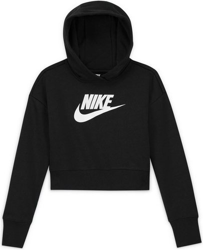 Nike Kapuzensweatshirt Club Big Kids' (Girls) French Terry Cropped Hoodie