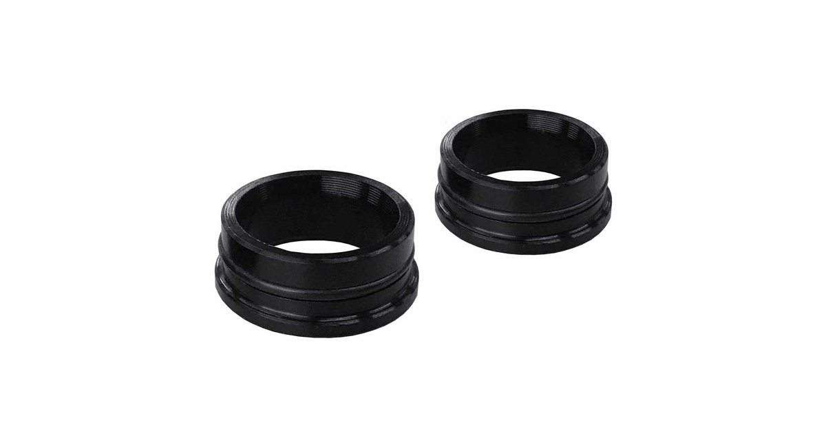 Miche Front Wheel Adapter Rings 15x100 To 12x100 Mm Schwarz