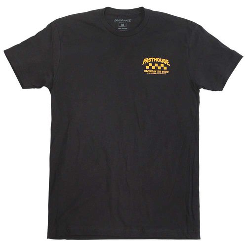 Fasthouse Tracker Short Sleeve T-shirt Schwarz M Mann