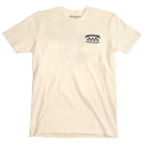 Fasthouse Tracker Short Sleeve T-shirt Beige S Mann