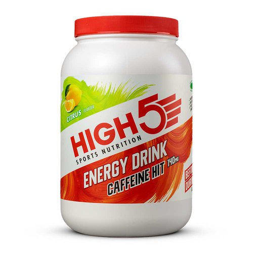 High5 Caffeine Energy Drink Powder 1.4kg Citrus Durchsichtig