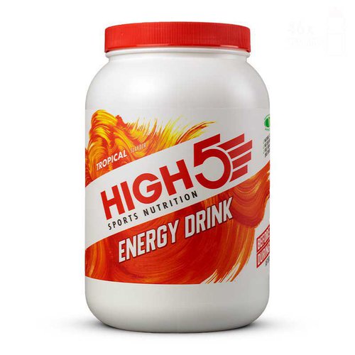 High5 Energy Drink Powder 2.2kg Tropical Weiß