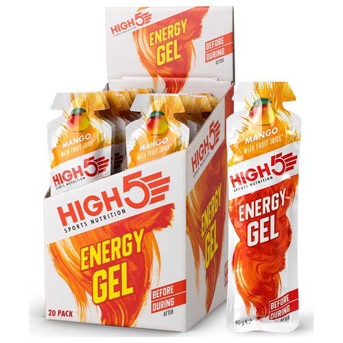 High5 Schachtel Mit Energiegelen Mango 40g 20 Einheiten