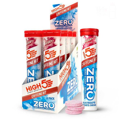 High5 Zero Caffeine Hit Tablets Box 8 X 20 Units Box Berry Mehrfarbig