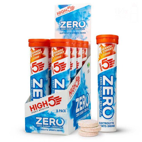 High5 Zero Tablets Box 8 X 20 Units Orange  Cherry Mehrfarbig