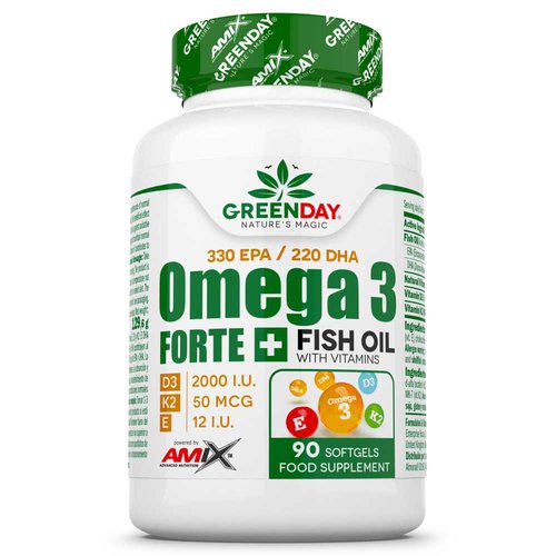 Amix Greenday Provegan Omega 3 Forte 90 Caps Durchsichtig