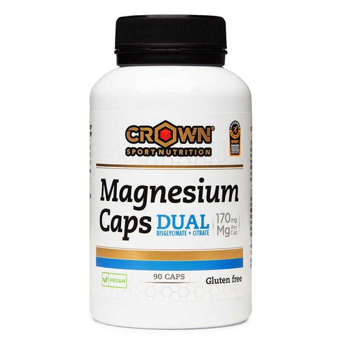 Crown Sport Nutrition Magnesium Dual Vegan Caps 90 Units Durchsichtig