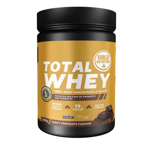 Gold Nutrition Total Whey 800g Chocolate Powder Drink Golden