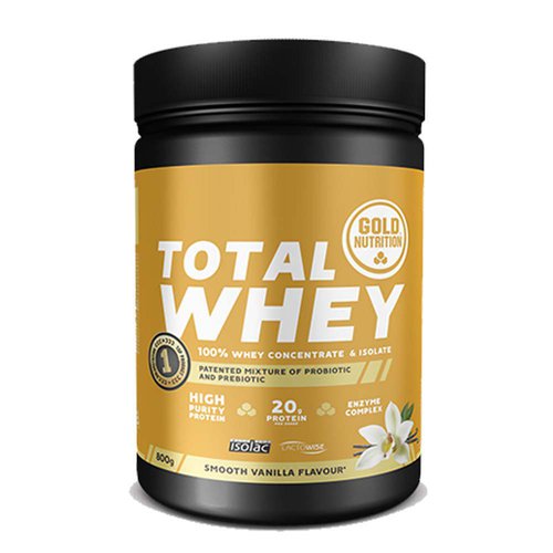 Gold Nutrition Total Whey 800g Vanilla Powder Drink Golden