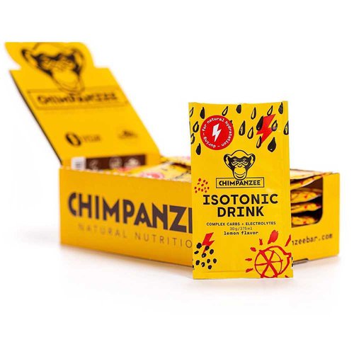 Chimpanzee 30g Lemon Isotonic Drink Box 25 Units Gelb