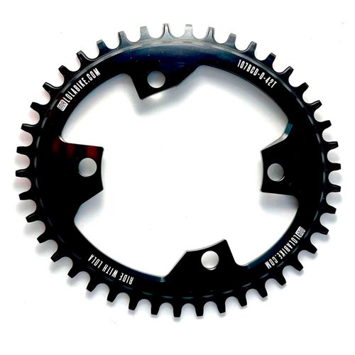 Lola 107 Bcd Oval Chainring Silber 40t