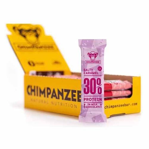 Chimpanzee Protein 50g Salty Energy Bars Box 20 Units Rosa