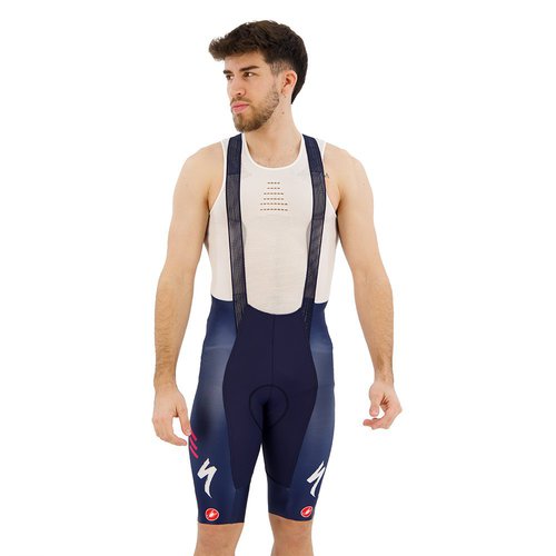 Castelli Free Aero Rc Pro Soudal Quick-step 2024 Bib Shorts Blau L Mann
