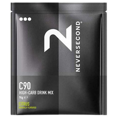 Neversecond C90 High-carb 94g Schachtel Mit Energiepulver-sachets Orange 8 Einheiten