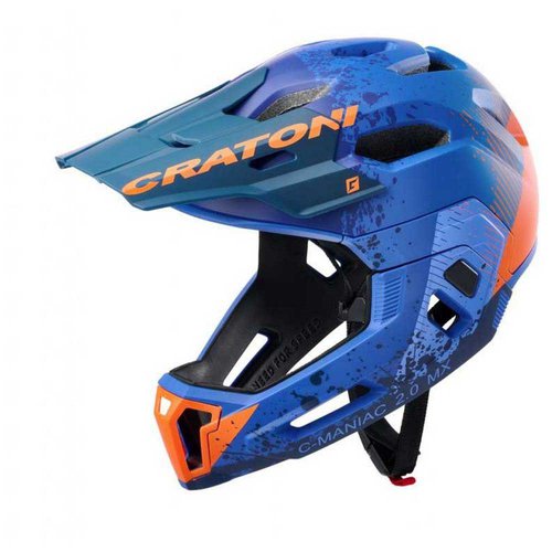 Cratoni C-maniac 2.0 Mx Downhill Helmet Blau S-M