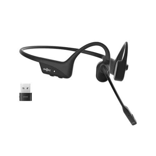 Shokz Opencomm 2 Uc Wireless Sports Headphone Silber