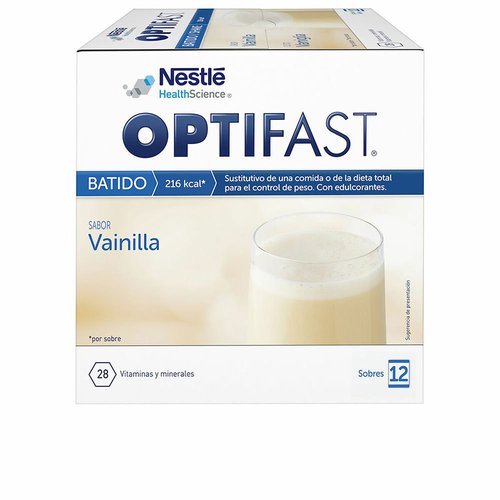 Optifast 12x55 Gr Shake Weight Management Products Vanilla Durchsichtig