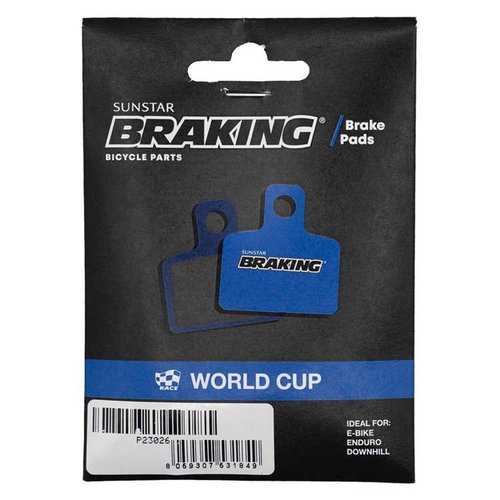 Braking Race World Cup Formula Cura 4 Sintered Disc Brake Pads Durchsichtig