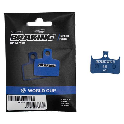 Braking Race World Cup Hope E4 Sintered Disc Brake Pads Durchsichtig