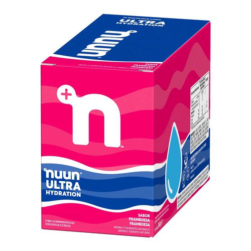 Nuun Ultra Schachtel Mit 10 X Brausetabletten Mit Elektrolytgetränk, Himbeergeschmack 8 Einheiten