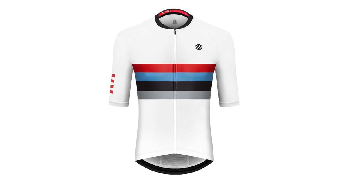 Wielershirt Siroko M2 Westfalia - XS - Wit/Rood