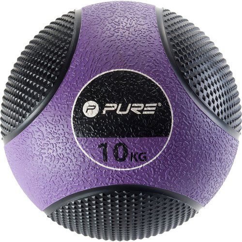 Pure2improve Medicine Ball 10kg Schwarz,Lila 10 kg